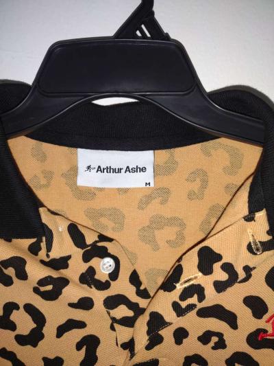 Arthur Ashe Leopard 1968 Tennis Tee - Thumbnail 5