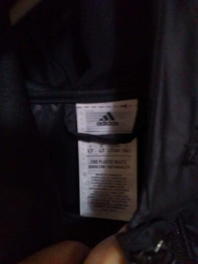 mens Adidas hoodie rain jacket large - Thumbnail 3