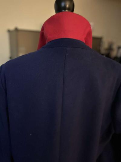 Banana Republic Blue Long Coat NWT Size XL - Thumbnail 3