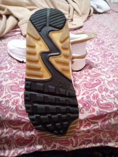 7 Y GoldWhite Nike Flyease - Thumbnail 3