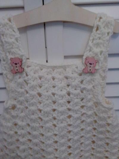 Baby Romper handcrafted by Yarn Artist The Angry Crocheter - Thumbnail 3