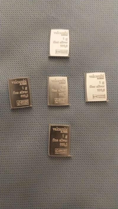lot of 10 999 fine silver bars - Thumbnail 2
