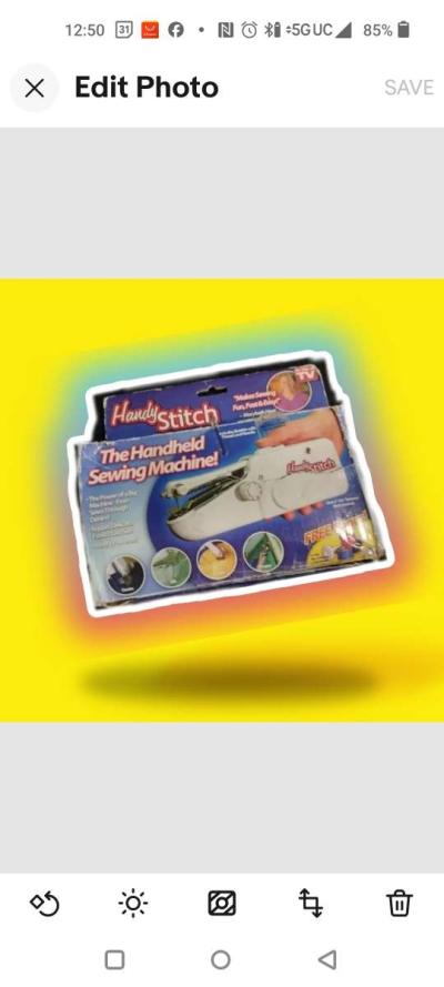As Seen On Tv  Handy Stitch Portable Handheld Sewing Machine - Thumbnail 3