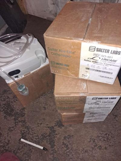 salter labs Aire compressor designed for respiratory care - Thumbnail 4