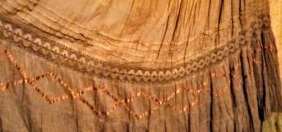 Yellow and Brown Boho Skirt - Thumbnail 6