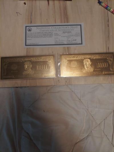 222 carrot gold leavesWhat are the One hundred thousand doll - Goodrich, Texas