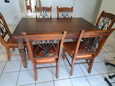 Dining room wooden table - Thumbnail 5