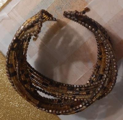 Brown Bead Bracelet - Thumbnail 2