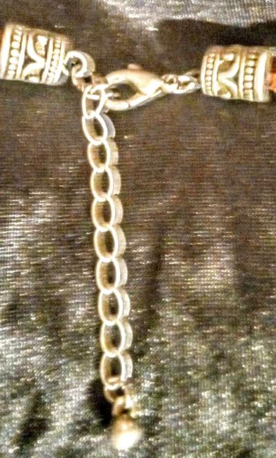 2 Brown Leather Strand with 4 Pendants - Thumbnail 3