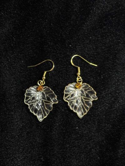 Maple leaf earrings - Thumbnail 2
