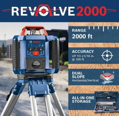 Bosch Revolve 2000 Self Leveling Laser - Thumbnail 2