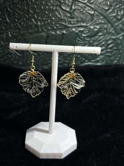 Maple leaf earrings - Thumbnail 3