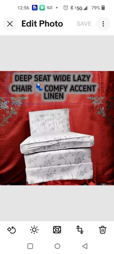 GDF Studio Manon Flora Print Club Lounge AtticDeep SeatNo Ar - Thumbnail 3