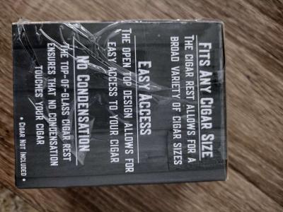 Ruckus Creations Old Fashioned Cigar Whiskey Glass - Thumbnail 3