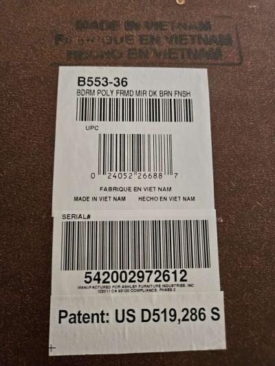 Northshore Marble Top 7pc King Bedroom Set by Ashley Furnitu - Thumbnail 5