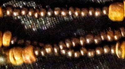 Avon Tiger Eye Pendant with 3 Beaded Strands - Thumbnail 3