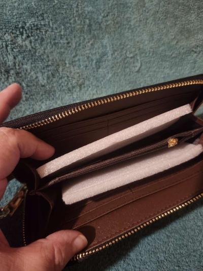 ladies black wallet - Thumbnail 2