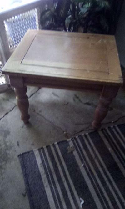 heavy wood table - Thumbnail 2