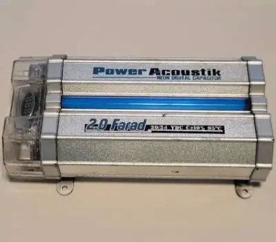 Power Acoustik Neon Digital 20 Farad Capacitor - Thumbnail 2