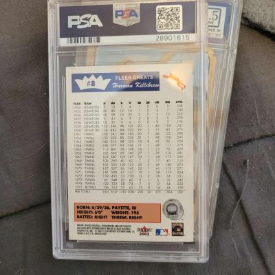 harmon killebrew signed baseball card - Thumbnail 4