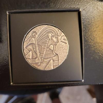 5 oz Egyptian series king tutt 999 silver coin - Thumbnail 2