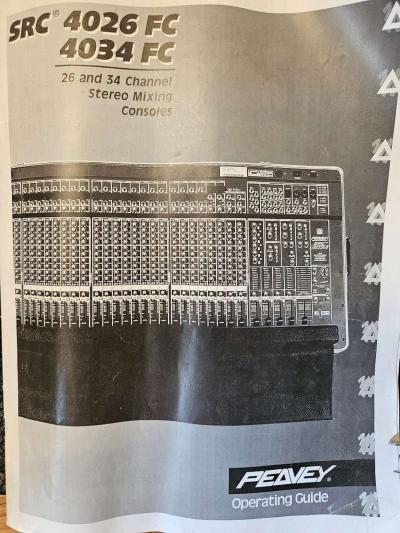 Peavey SRC 4034 34 Channel Stereo Mixing Console with Case - Thumbnail 4