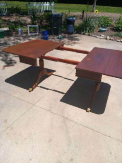 1940s Antique Regency style dinning room table - Thumbnail 2