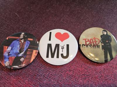 RARE Collectible Michael Jackson Pins - Thumbnail 3