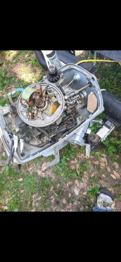 6hp Evinrude tiller motor - Thumbnail 2