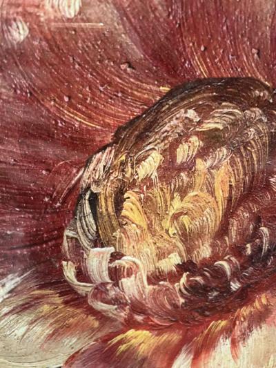 Vintage Floral Painting - Thumbnail 2