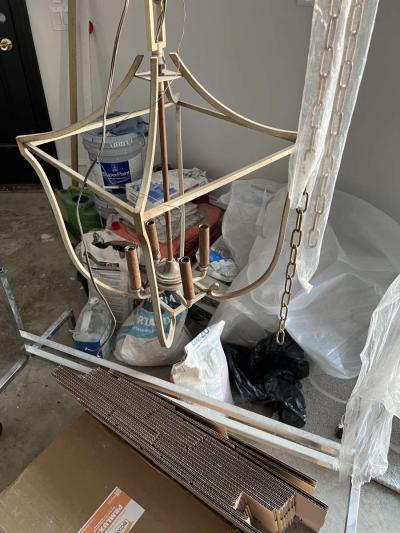 Rustic Brown Chandelier - Thumbnail 2