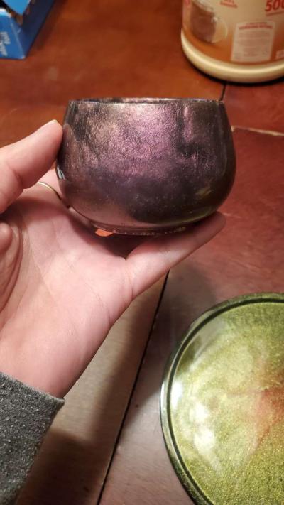 epoxy resin candle holder - Thumbnail 2