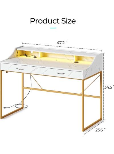 desk with LED light - Thumbnail 2