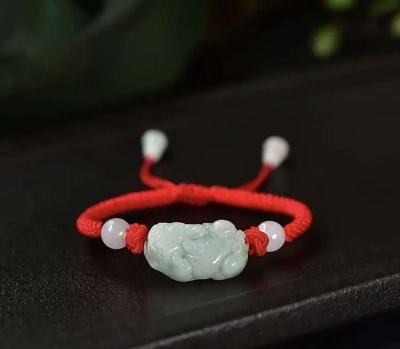 red string jade jadeite pi Xiu dragon - Pasadena, California