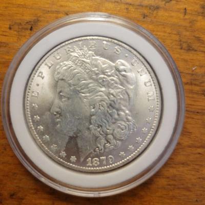 1878 CC morgan silver dollar - Thumbnail 2