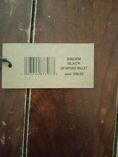 Steve Madden BBENNI Black Zip Around Wallet - Thumbnail 5