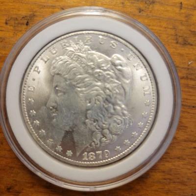 1878 CC morgan silver dollar - Thumbnail 3