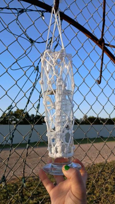 hanging macrame vases - Thumbnail 4