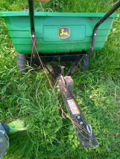 riding mower dump trailer