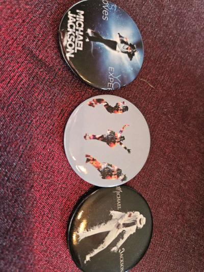 RARE Collectible Michael Jackson Pins - Thumbnail 4