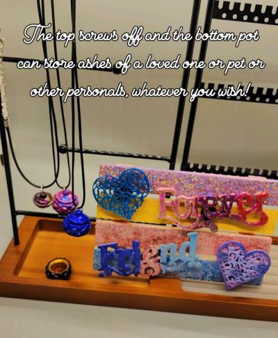 Lotus Flower Pendant Necklace and or Magnet Board - Thumbnail 4