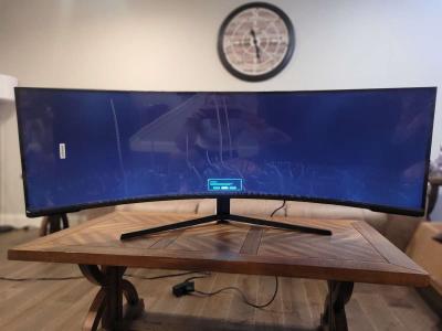 Samsung 57 Odyssey Neo G9 Series Dual 4K UHD Curved Gaming M - Thumbnail 6