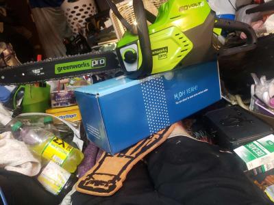 Green works Pro 60V Brushless Motor Chain Saw - Thumbnail 2