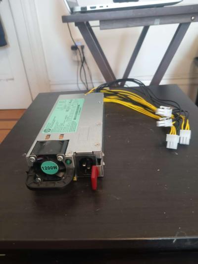 hp 1200 watt p0wer supply for the box miners - Thumbnail 2