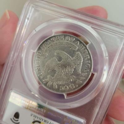 1830 large 0 capped bust half dollar - Thumbnail 6