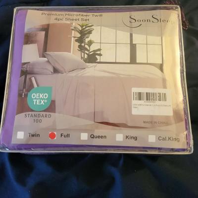 bed sheet set purple - Thumbnail 2