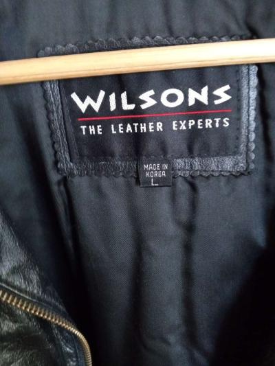 Wilsons leather jacket mens large - Thumbnail 2