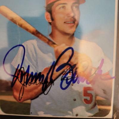 johnny bench 1971 topps card autographed - Thumbnail 2