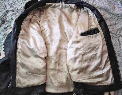 vintage 80s leather motorcycle jacket - Thumbnail 6