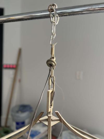 Rustic Brown Chandelier - Thumbnail 4